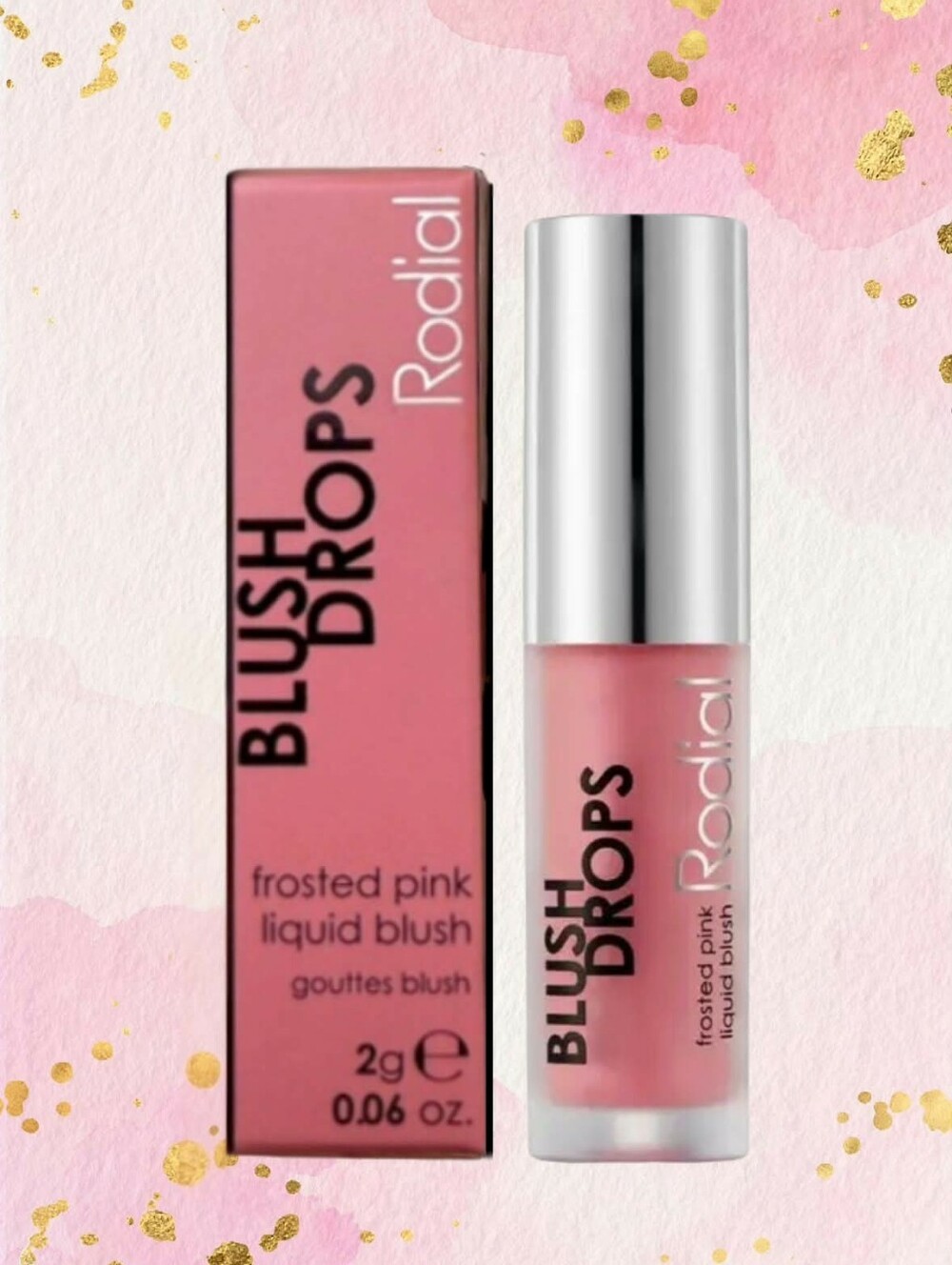 💜 2/$29! Rodial Blush Drops Mini liquid blush in Frosted Pink *BNIB